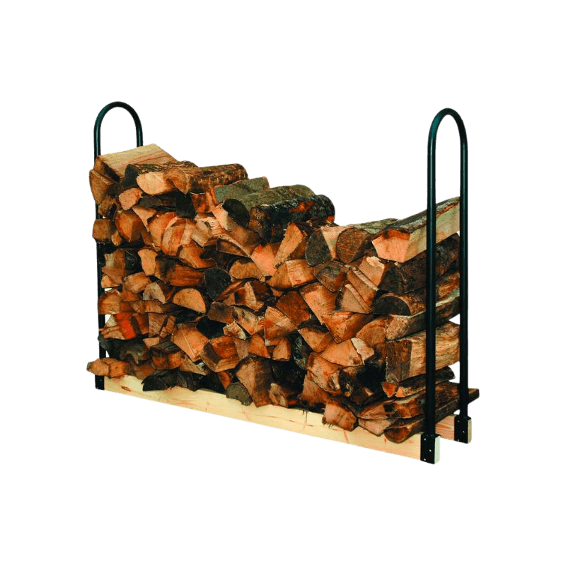 Panacea Black Powder Coated Steel Log Rack | Gilford Hardware