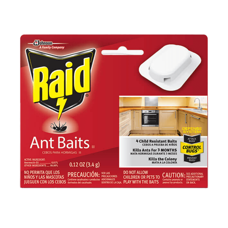 Raid Ant Bait 4-Pack. | Gilford Hardware