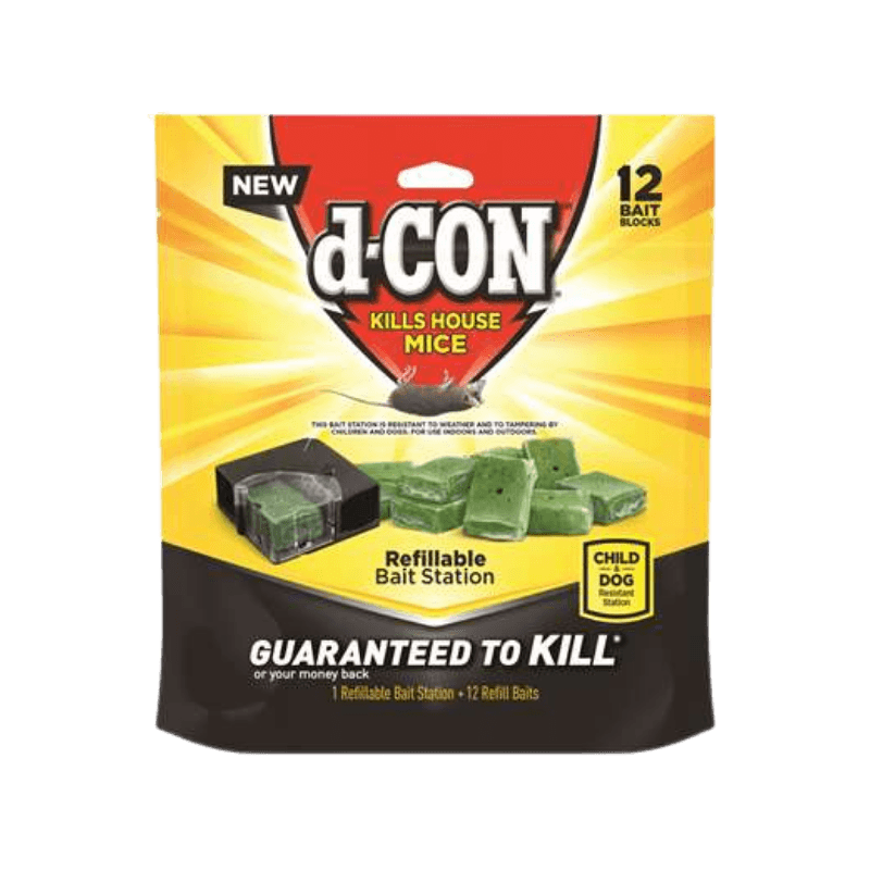 D-Con Refillable Mouse Bait Station 12-Pack. | Gilford Hardware 