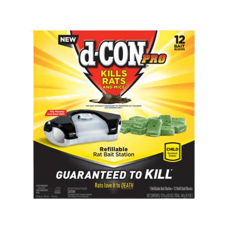 D-Con Refillable Rat and Mice Bait Station 12-Pack. | Gilford Hardware 