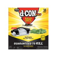 Thumbnail for D-Con Refillable Rat and Mice Bait Station 12-Pack. | Gilford Hardware 