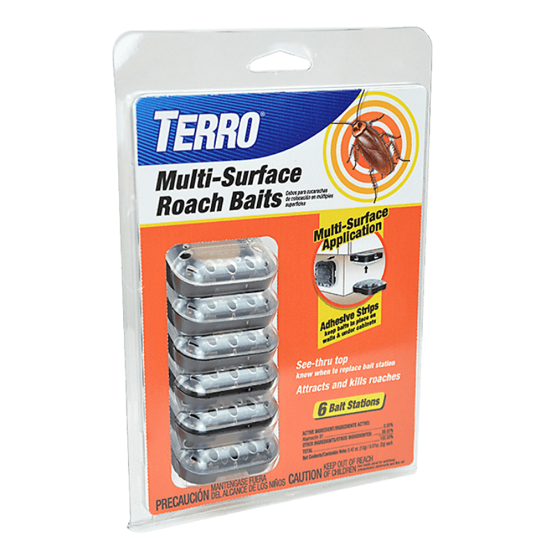 TERRO Multi-Surface Roach Baits 6-Pack. | Gilford Hardware