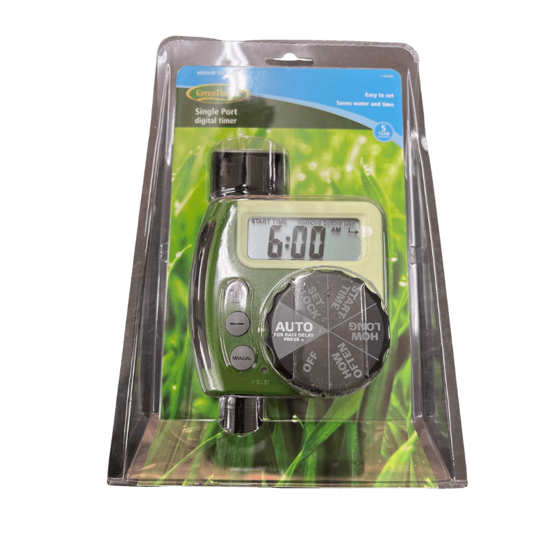 Green Thumb Watering Timer Single Connection | Gilford Hardware