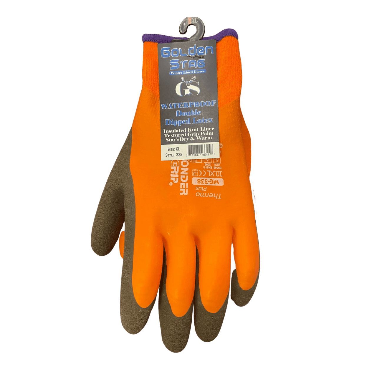 Golden Stag Waterproof Double Dipped Latex Gloves | Gilford Hardware 