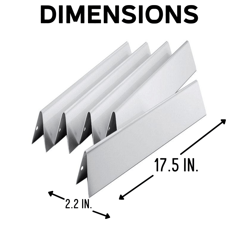 Weber Flavorizer Bar Stainless Steel 17.5" x 2.2" | Gilford Hardware