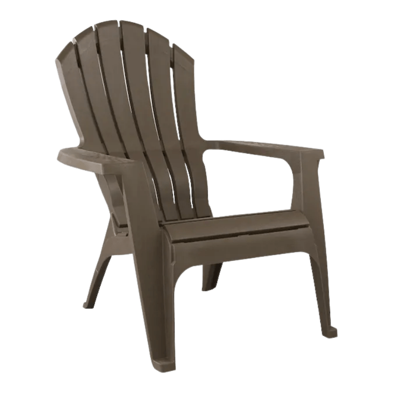 Adams RealComfort Adirondack Chair Poly Earth Brown | Gilford Hardware