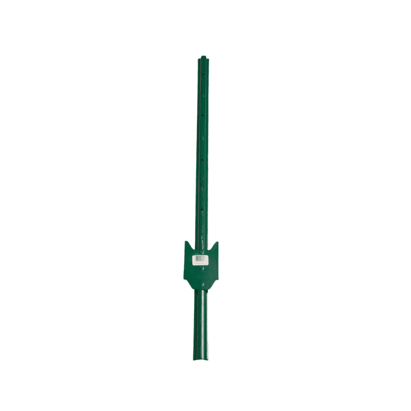 American Posts Powder Coated Green steel U-Post 3' 14 Ga. | Gilford Hardware 