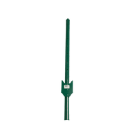 Thumbnail for American Posts Powder Coated Green steel U-Post 3' 14 Ga. | Gilford Hardware 