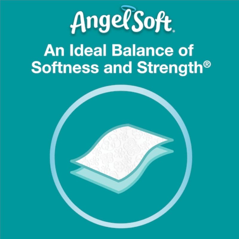 Angel Soft Toilet Paper 4 Rolls 429 sheet 45 ft. | Gilford Hardware