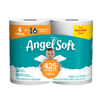 Thumbnail for Angel Soft Toilet Paper 4 Rolls 429 sheet 45 ft. | Gilford Hardware