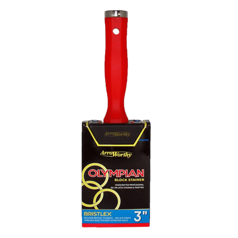 Arroworthy Olympian Flat Stain Brush 3" | Gilford Hardware