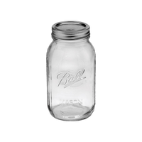 Thumbnail for Ball Regular Mouth Canning Jar 1 quart. 12-pack. | Gilford Hardware