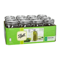 Thumbnail for Ball Wide Mouth Canning Jar Quart (32 oz.) 12-Pack. | Gilford Hardware