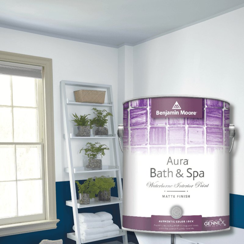 Benjamin Moore AURA Bath and Spa Paint Matte | Gilford Hardware 