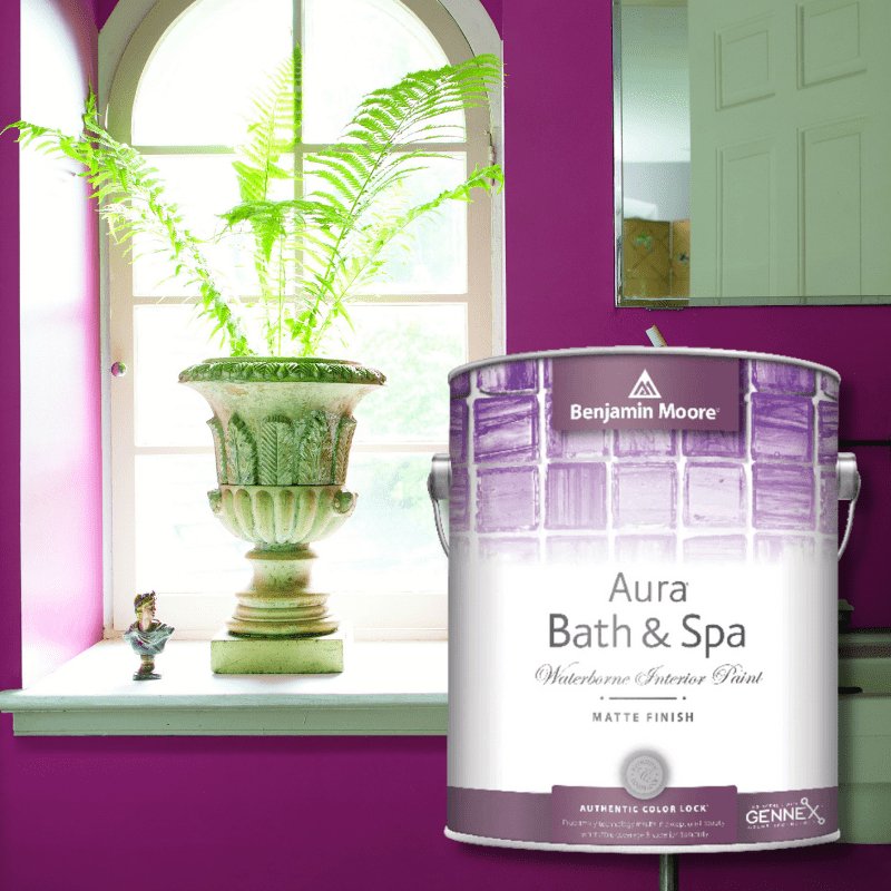 Benjamin Moore AURA Bath and Spa Paint Matte | Gilford Hardware 