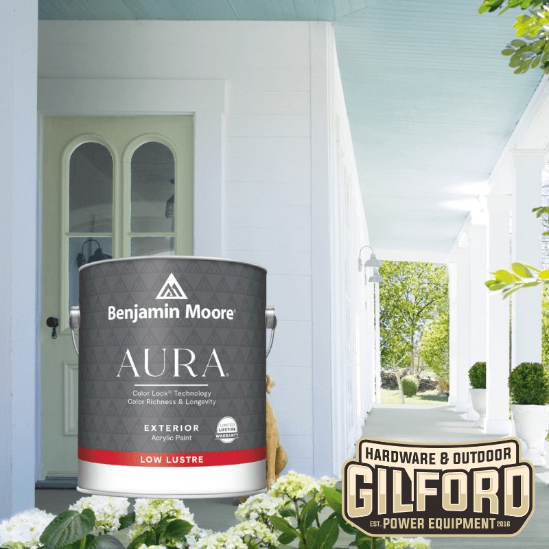 Benjamin Moore Aura Exterior Paint Low Lustre | Gilford Hardware