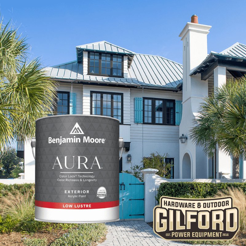 Benjamin Moore Aura Exterior Paint Low Lustre | Gilford Hardware