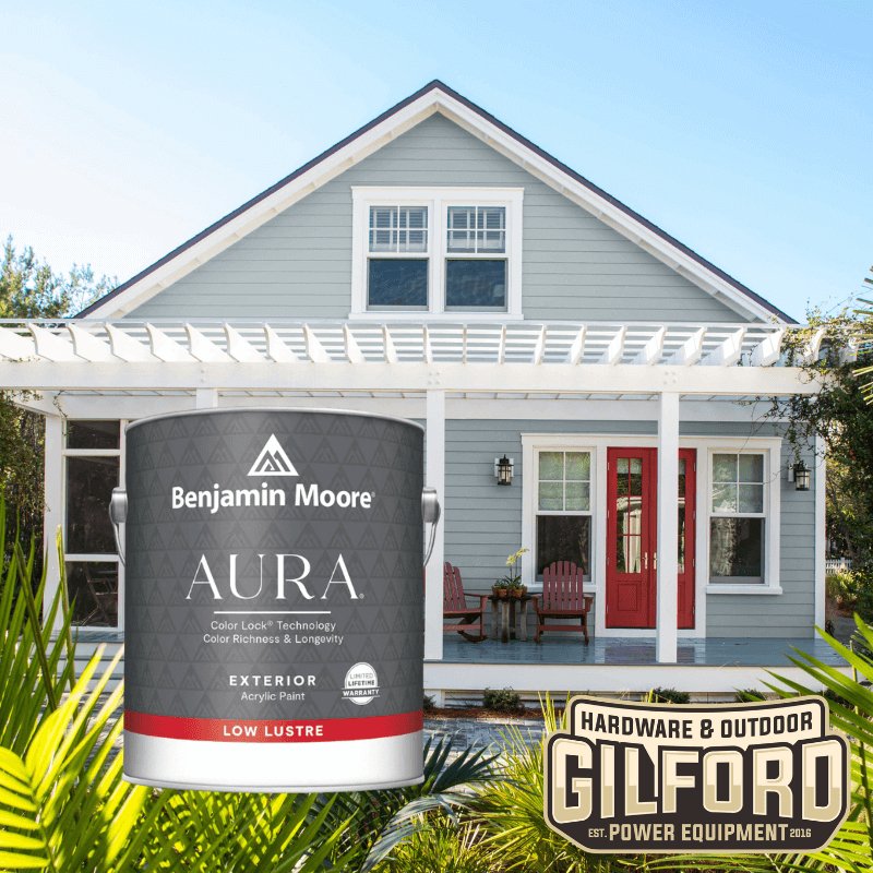 Benjamin Moore Aura Exterior Paint Low Lustre | Gilford Hardware