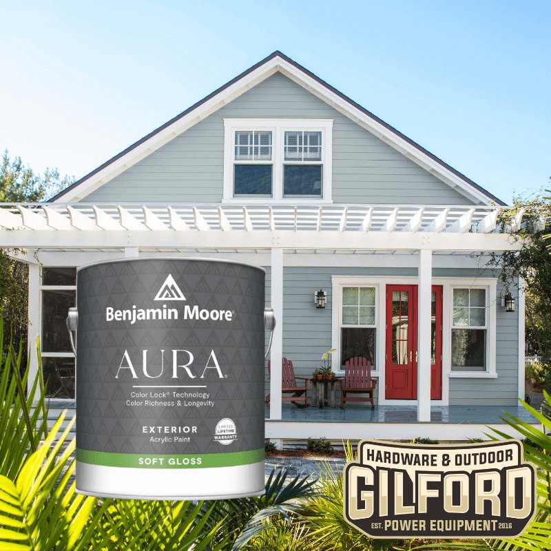 Benjamin Moore Aura Exterior Paint Semi/Soft-Gloss | GH