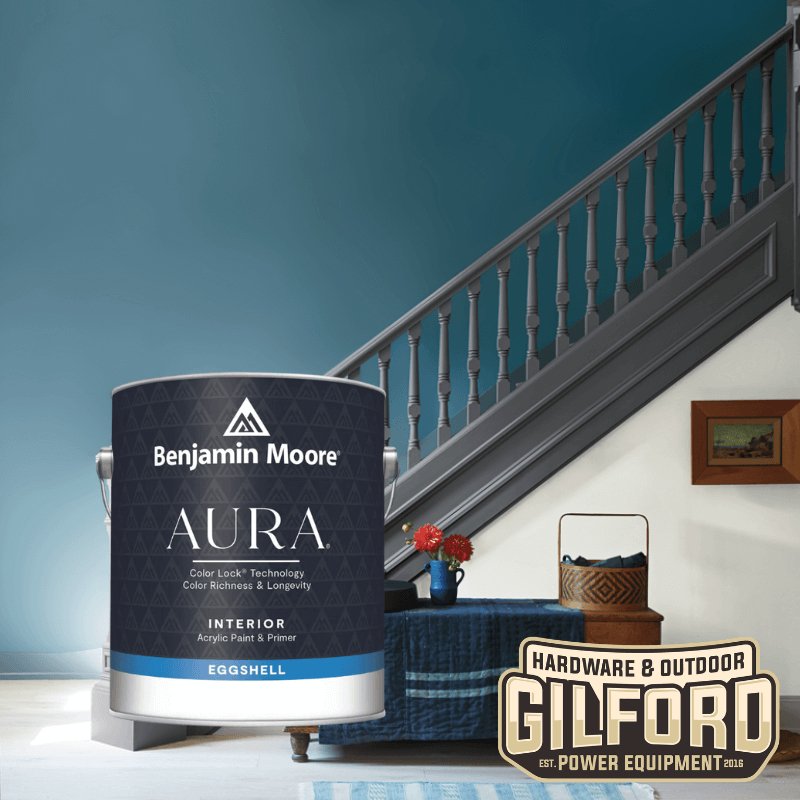 Benjamin Moore Aura Interior Paint Eggshell | Gilford Hardware 