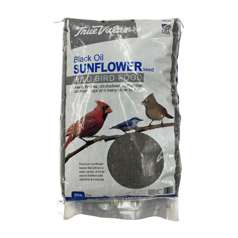 Black Oil Sunflower Bird Seed 20 lb. | Gilford Hardware