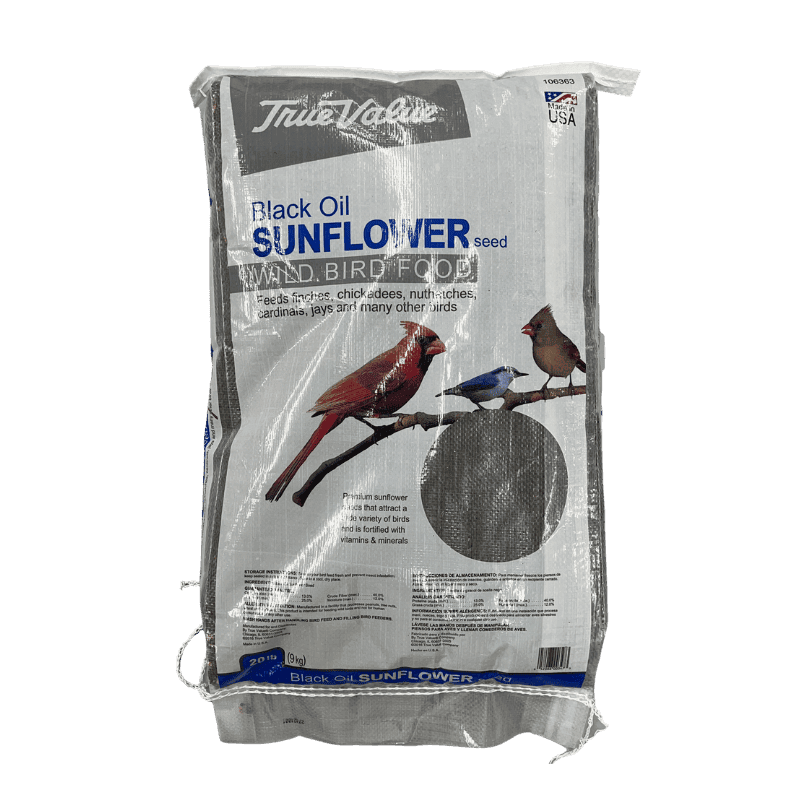 Black Oil Sunflower Bird Seed 20 lb. | Gilford Hardware