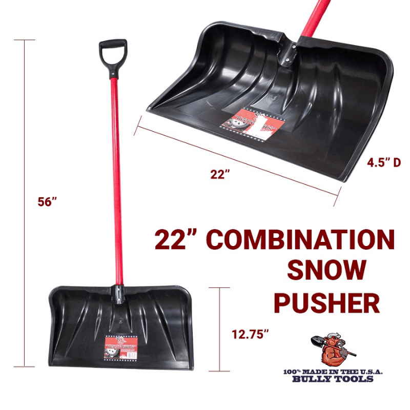 Bully Tools Poly Snow Shovel 22" x 55" | Gilford Hardware 