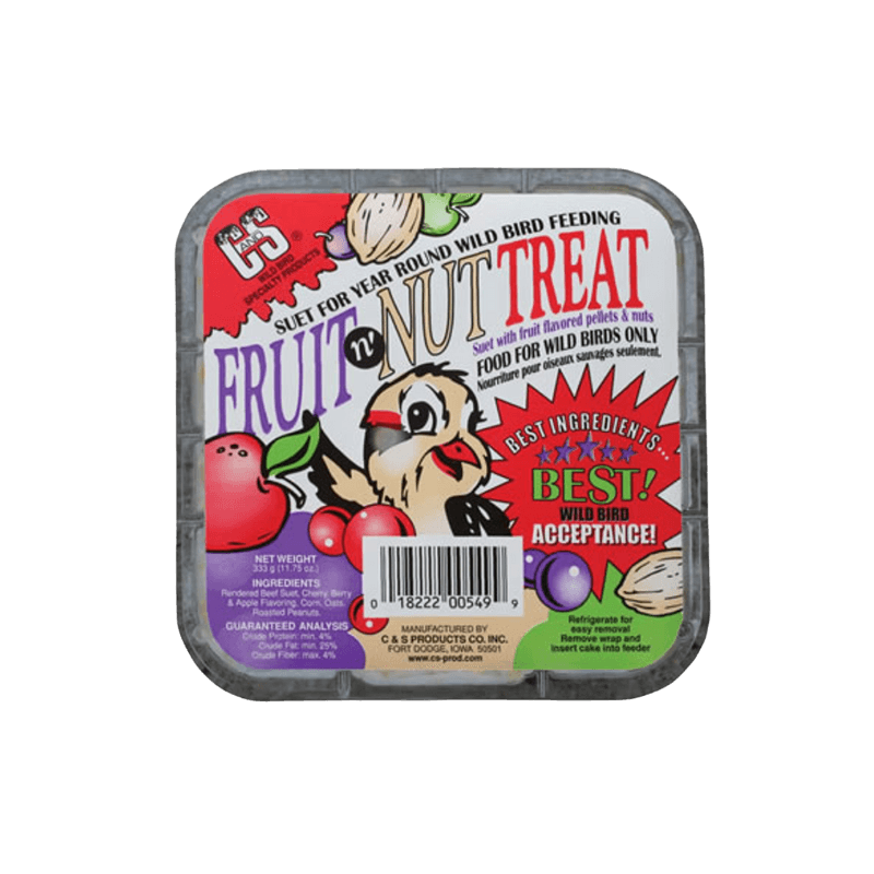 C&S Fruit N' Nut Treat Suet 11 oz. | Gilford Hardware