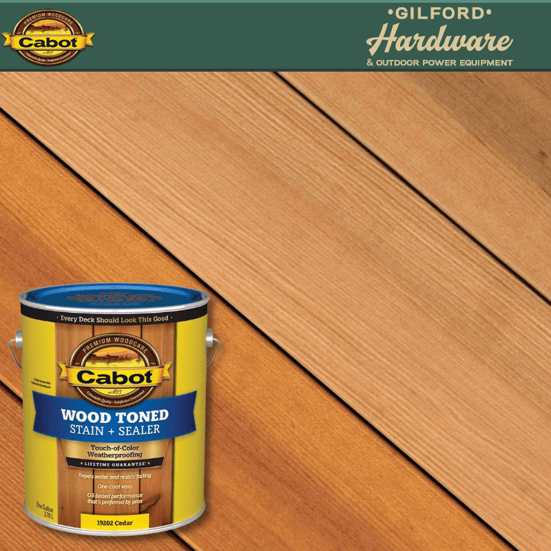 Cabot Transparent Cedar Stain 1 gal. | Gilford Hardware