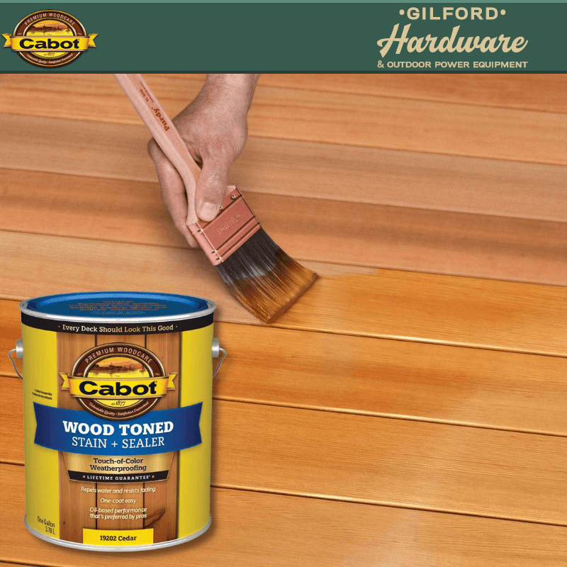 Cabot Transparent Cedar Stain 1 gal. | Gilford Hardware