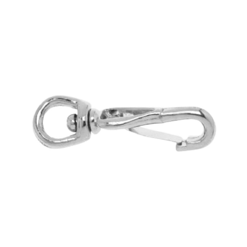 Campbell Swiveling Round Eye Spring Snap 1/4" | Gilford Hardware 