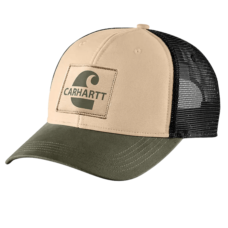 Carhartt Canvas Mesh Back Logo Graphic Cap | Gilford Hardware