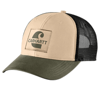 Thumbnail for Carhartt Canvas Mesh Back Logo Graphic Cap | Gilford Hardware