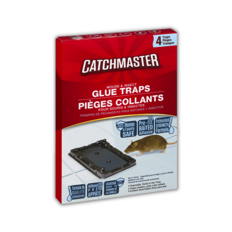 Catchmaster Mouse and Insect Glue Traps 4-Pack. | Gilford Hardware