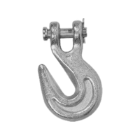 Thumbnail for Campbell Clevis Grab Hook, Zinc-Coated, 3/8-In. | Gilford Hardware 