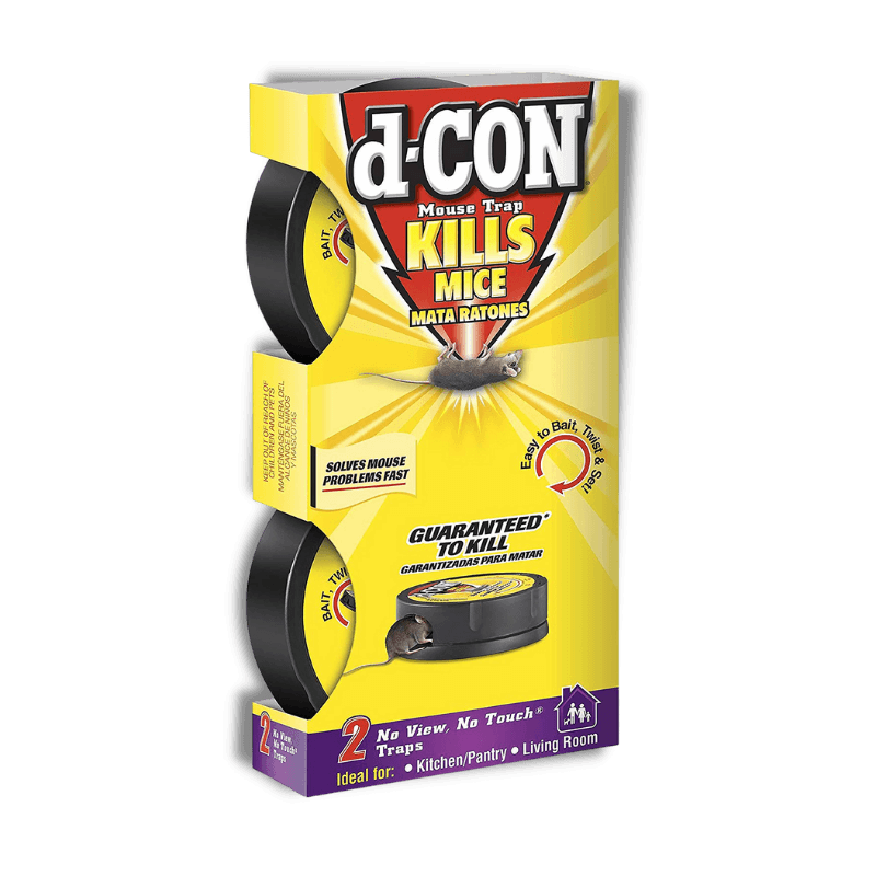 D-Con No View No Touch Mouse Trap 2-Pack. | Gilford Hardware 