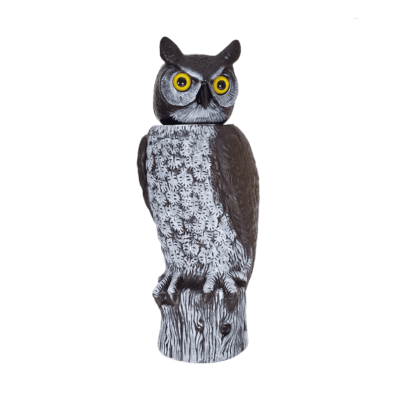 Dalen Natural Enemy Scarecrow Rotating-Head Owl | Gilford Hardware