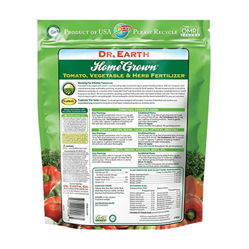 Dr. Earth Home Grown Granules Organic Veggie Maker 4 lb. | Gilford Hardware 