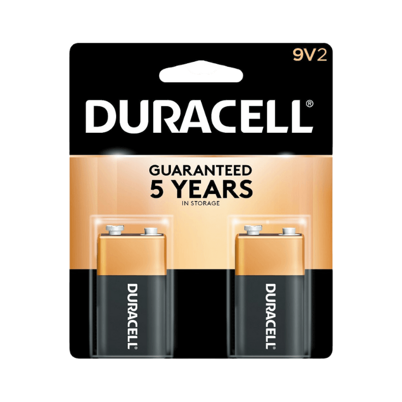 Duracell Coppertop 9-Volt Battery 2-Pack. | Gilford Hardware 