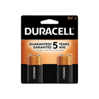 Thumbnail for Duracell Coppertop 9-Volt Battery 2-Pack. | Gilford Hardware 