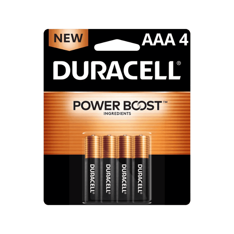 Duracell Coppertop AAA Alkaline Batteries 4-Pack | Gilford Hardware