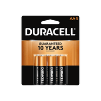 Thumbnail for Duracell Coppertop Alkaline Batteries AA 6-Pack. | Gilford Hardware