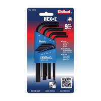 Thumbnail for Eklind Hex Set Metric L-Key Set 9-Pack. | Gilford Hardware