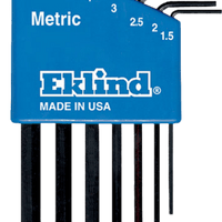 Thumbnail for Eklind Short Arm Hex L-Key Set Metric 7-pack. | Gilford Hardware