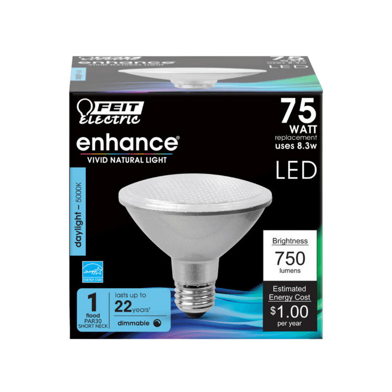 Feit Electric Enhance PAR30 E26 (Medium) LED Bulb Daylight 75 Watt Equivalence | Gilford Hardware 