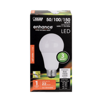 Thumbnail for Feit Electric Enhance A19 E26 (Medium) LED Bulb Soft White 150 Watt Equivalence | Gilford Hardware 