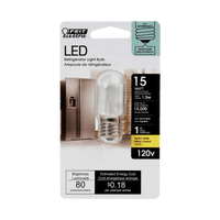 Thumbnail for Feit Electric LED Appliance Light Bulb Warm White 15 W T7 E17 | Gilford Hardware