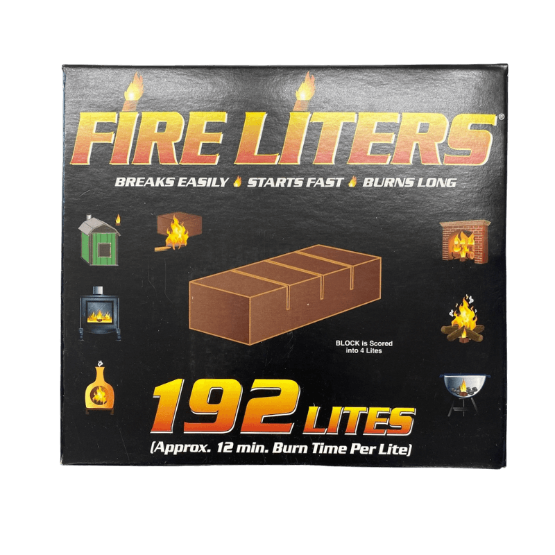 Fire Liters Wood Fiber Fire Starter 192-Pack | Gilford Hardware 