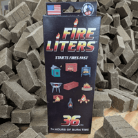 Thumbnail for Fire Liters Wood Fiber Fire Starter 36-Pack. | Gilford Hardware 