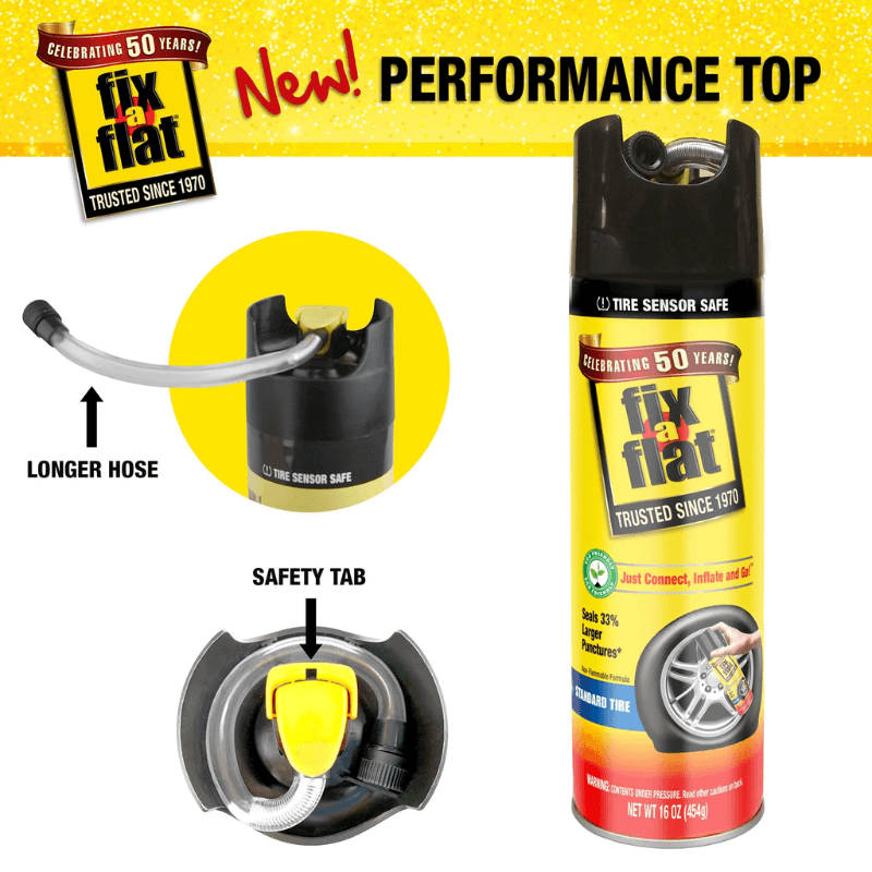 Fix-a-Flat Inflator and Sealer 16 oz. | Gilford Hardware